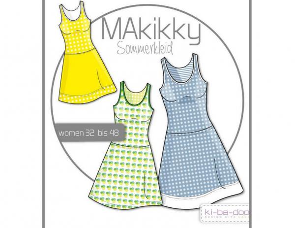 Papierschnittmuster - MaKikky Sommerkleid - Damen - Kibadoo
